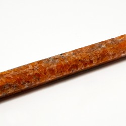 Massage wand made of sunstone with edge
