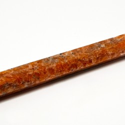 Massage wand made of sunstone with edge