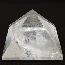 White quartz pyramid