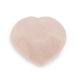 Pink quartz heart