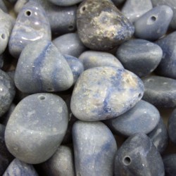 Blue Aventurine tumbled with hole