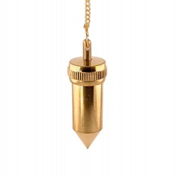 Bronze gilded pendulum that opens