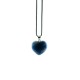 Sapphire heart pendant