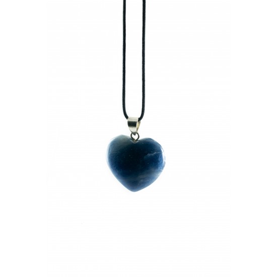 Sapphire heart pendant
