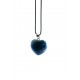 Sapphire heart pendant