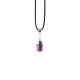 Polished ruby pendant 