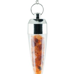 Pendulum with specks of carnelian inside 