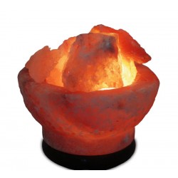Bowl shape salt lamp
