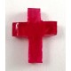 Ruby (Synthetic) cross shape