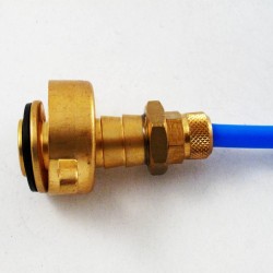 Water adaptor for drilling machines