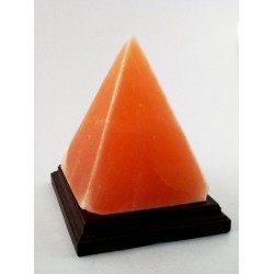 Pyramid shape salt lamp
