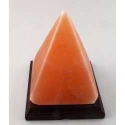 Pyramid shape salt lamp