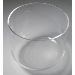 Clear singing bowl