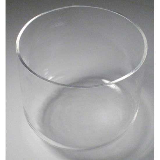 Clear singing bowl
