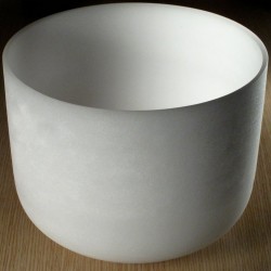 Frosted singing bowl