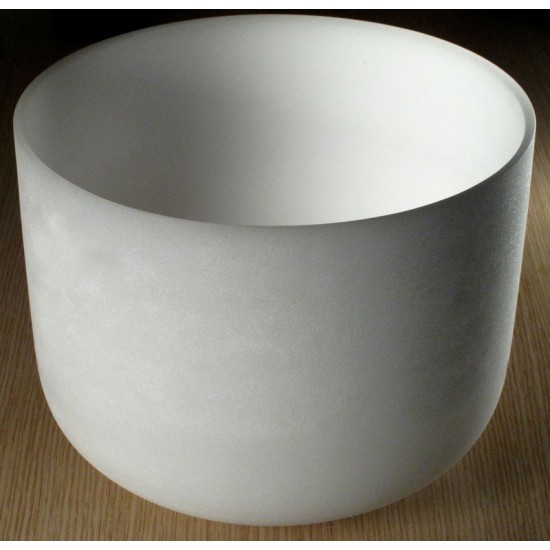 Frosted singing bowl L