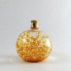 Gold nugget flask B10