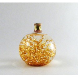 Gold nugget flask B8