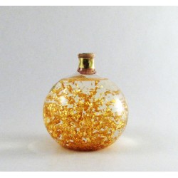 Gold nugget flask B10