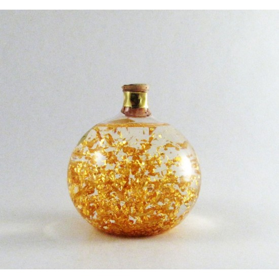Gold nugget flask B12