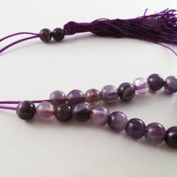 Amethyst greek kompoloi (worry beads)