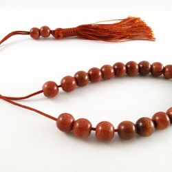 Goldstone greek kompoloi (worry beads)