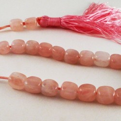 Rose quartz greek kompoloi (worry beads)