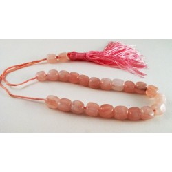 Rose quartz greek kompoloi (worry beads)