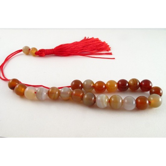 Carnelian greek ROSARY 