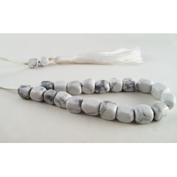 Howlite greek kompoloi (worry beads)