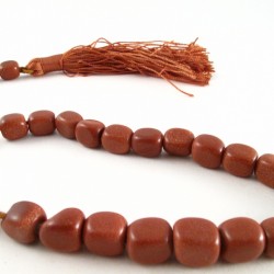 Goldstone greek kompoloi (worry beads)