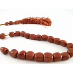 Goldstone greek kompoloi (worry beads)