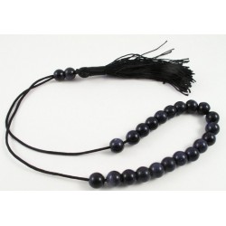 Blue goldstone greek kompoloi (worry beads)