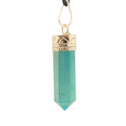 Aqua aura pendant