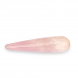 Massage wand made of rose quartz