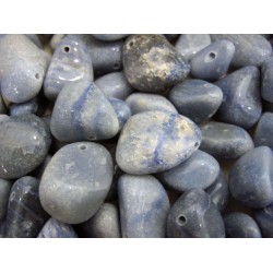 BLUE AVENTURINE TUMBLED WITH HOLE