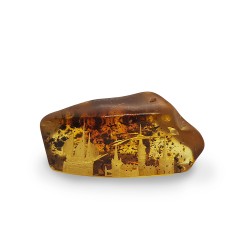Amber with sculpted landscape inside