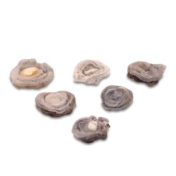 Agate flower irregular wrought