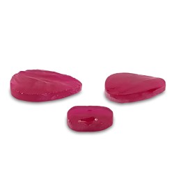 Artificial ruby polished, irregular for jewel making