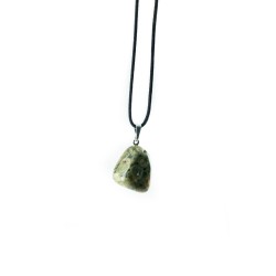 Rhyolite tumbled pendant