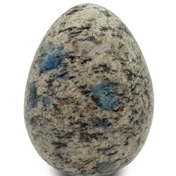 Amazonite, granite, azurite egg