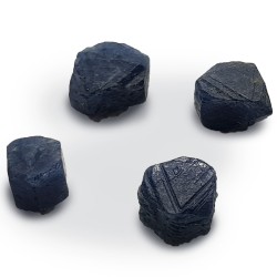 Raw sapphire hexagonical
