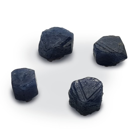 Raw sapphire hexagonical