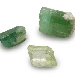 Green tourmaline raw