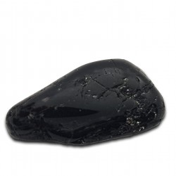 Black tourmaline pebble