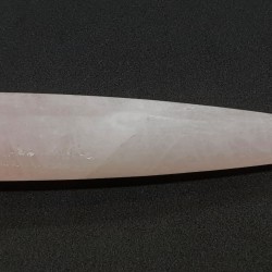 Pink quartz massage crystal
