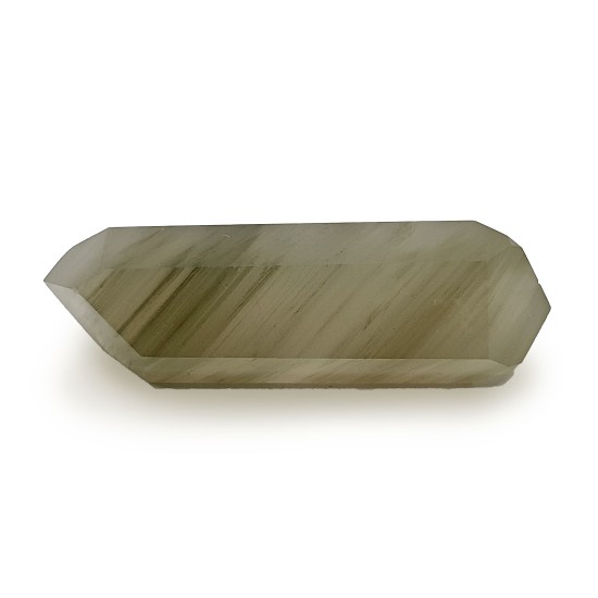Double edged polished quartz-chlorite