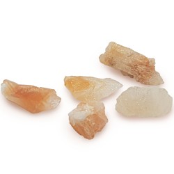 Orange raw calcite