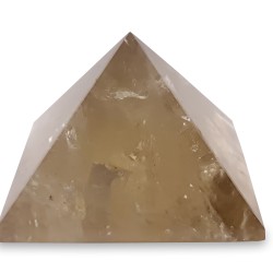 Natural citrine pyramid