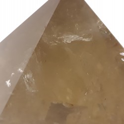 Natural citrine pyramid